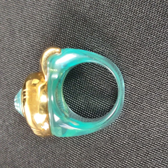 Nautilus Shell Lucite Ring - Picture 4 of 9